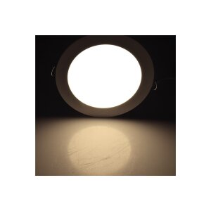LED Licht-Panel "QCP-30R", Ø 30cm 230V, 24W, 2151 Lumen, 2900K / warmweiß