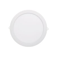 LED Licht-Panel "QCP-30R", Ø 30cm 230V, 24W, 2151 Lumen, 2900K / warmweiß