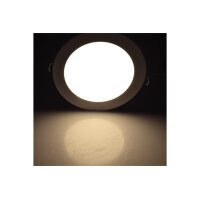 LED Licht-Panel "QCP-30R", Ø 30cm 230V, 24W, 2151 Lumen, 2900K / warmweiß