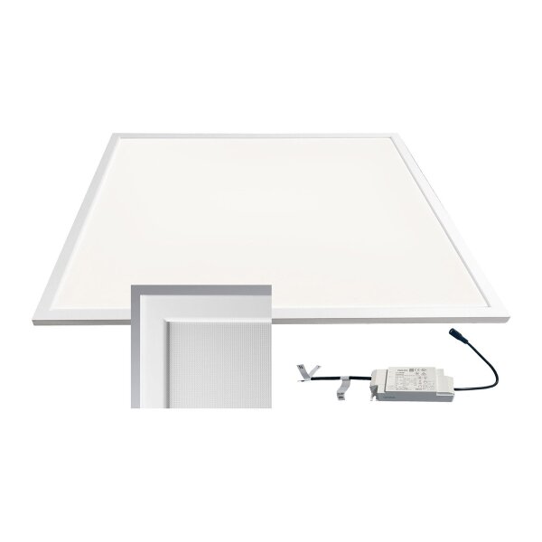 LED Licht-Panel "CTP-62 Office" neutralw 62x62cm, 4000K, 40W, 4000lm, UGR16 # Achtung! Separates Sperrgut-Paket #