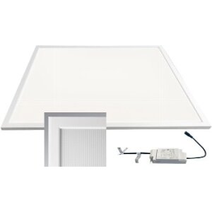LED Licht-Panel "CTP-62 Office" neutralw 62x62cm, 4000K, 40W, 4000lm, UGR16 # Achtung! Separates Sperrgut-Paket #