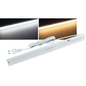 LED Unterbauleuchte "Delgada 380 CCT" 230V, 38cm, IR-Sensor, 3000k - 6500k