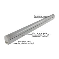 LED Unterbauleuchte "CT-LSW 36" 36cm 414lm, 5,3W, 2700K + 4000K #REST#