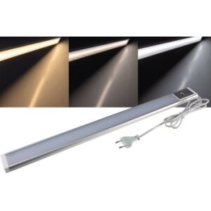 LED Unterbauleuchte "Comprido 600 CCT" 230V, 60cm, IR-Sensor, 3000k - 6500k