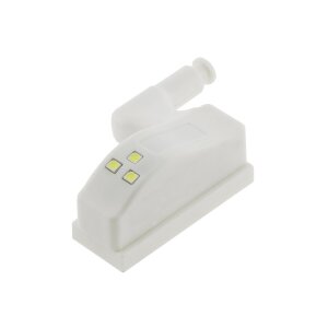 LED Schrankleuchte, 4er-Set Batteriebetrieb, Drucksensor für Türen