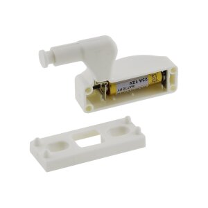 LED Schrankleuchte, 4er-Set Batteriebetrieb, Drucksensor für Türen