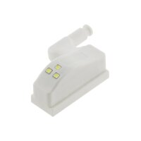 LED Schrankleuchte, 4er-Set Batteriebetrieb, Drucksensor für Türen