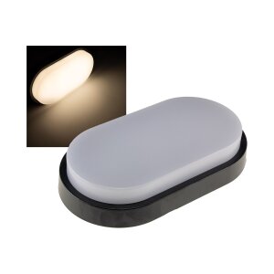 LED Wandleuchte "PALAU" IP54, 3000K Oval, 10...