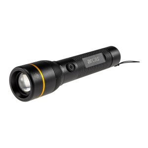 LED-Taschenlampe ARCAS mit Akku 10W 1000lm, Zoom,...