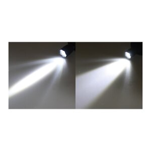 LED-Stirnlampe mit fokussierbarer 1W LED 3x AAA Batterie...