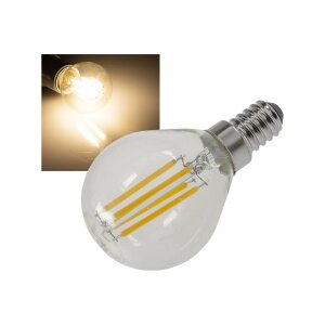 LED Tropfenlampe E14 "Filament T4" 3000k,...