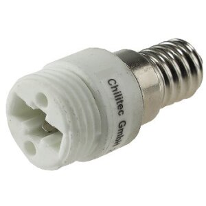 Lampensockel-Adapter, Keramik E14 auf G9