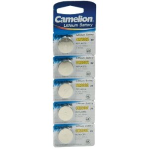 Lithium Knopfzelle CR2032 3V, 20x3,2mm, 5er-Blister