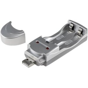 Akku-Ladegerät USB für 2x Micro AAA/Mignon AA
