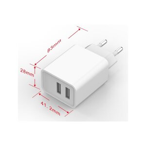Stecker-Netzteil mit USB "CTN-0520 Duo" Aus...