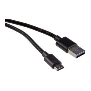 USB-Kabel USB-A auf USB-C 0,5m Stecker/Stecker, 5-12V,...