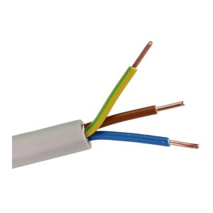 Stromleitung "NYM-J", 50m, isoliert 3G2,5,...