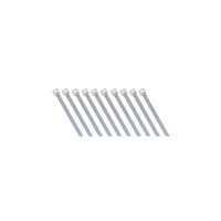Kabelbinder McPower 200×3,6 mm – transparent, UV-beständig, 100 Stück
