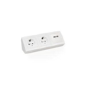 McPower Flair Steckdosenblock, 2× Schuko + 2×...