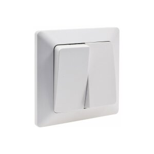B-Ware MILOS Serien-Schalter 2-fach 250V~/ 10A inkl....