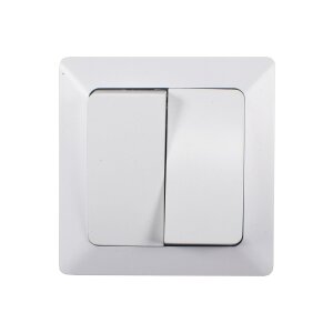 B-Ware MILOS Serien-Schalter 2-fach 250V~/ 10A inkl....
