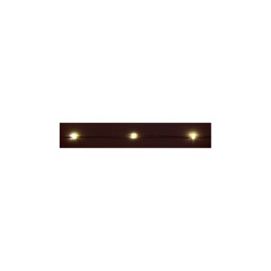 LED Draht-Lichterkette McShine "Micro" – 20 warmweiße LEDs, 2 m, Batteriebetrieb