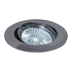 Gunmetal Einbaustrahler Schwenkbar 75 mm | Zink-Druckguss...