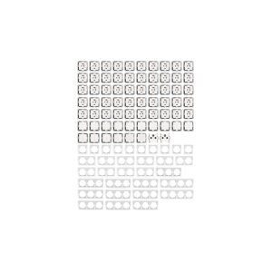 Schalter & Steckdosen Set 100-teilig McPower Flair weiß – hochwertig & modern