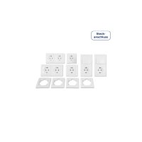 McPower Flair Standard Profi Set, 20-teilig, Steckanschluss, weiß – Schalter & Steckdosen