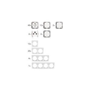 McPower Flair Profi-Set Einfamilienhaus, 95-teilig,...