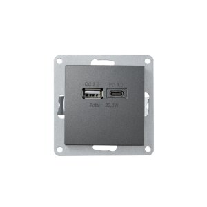 USB-Ladedose McPower Flair 2-fach USB-C & USB-A 20W |...