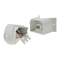 Bewegungsmelder CBM für Ecke – Weiß, 200°, 12 m, IP44 | LED-geeignet & wetterfest