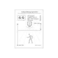 Bewegungsmelder CBM für Ecke – Weiß, 200°, 12 m, IP44 | LED-geeignet & wetterfest