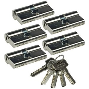 Schließzylinder-Set 5x 60mm (30+30mm)...