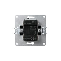 McPower Flair Wechselschalter anthrazit – UP, Steckanschluss, 250V~/10A