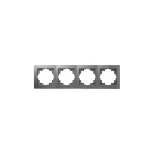 McPower Flair Rahmen 4-fach anthrazit | Hochwertiger...