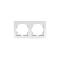 McPower Flair 2-fach Rahmen, weiß, IP20, 152 × 81 mm