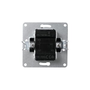 Kreuzschalter McPower Flair, 250V~/10A, UP, weiß
