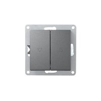 McPower Flair Jalousie-Taster anthrazit – 250V~/10A, UP, Hoch/Runter