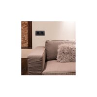 McPower Flair Flur Set 13-teilig Anthrazit | Schalter & Steckdosen