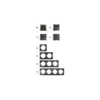 McPower Flair Wohnlandschaft Set 20-teilig Anthrazit | Schalter & Steckdosen