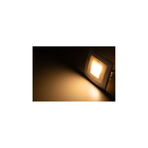 McPower Flair LED-Einbauleuchte, 80×80 mm, 3000K,...