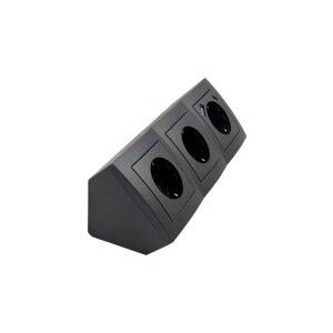 McPower Steckdosenblock "Flair" 3-fach USB-C/A, anthrazit