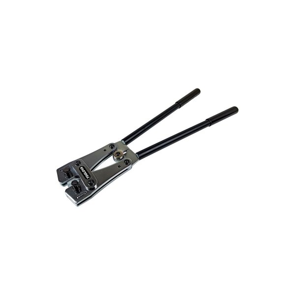 TOOLOVA® Presszange 25–150 mm² – Kniehebelmechanik für Cu-Rohrkabelschuhe