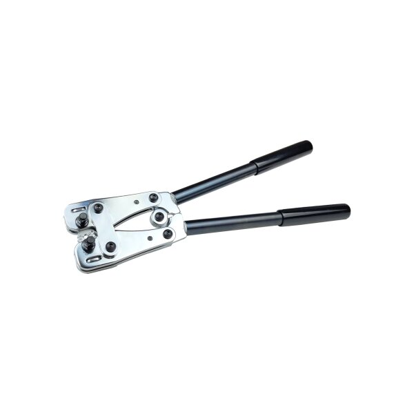 Crimpzange C50 DIN für Presskabelschuhe – 6–50 mm² | Kniehebelmechanik & Drehgesenk