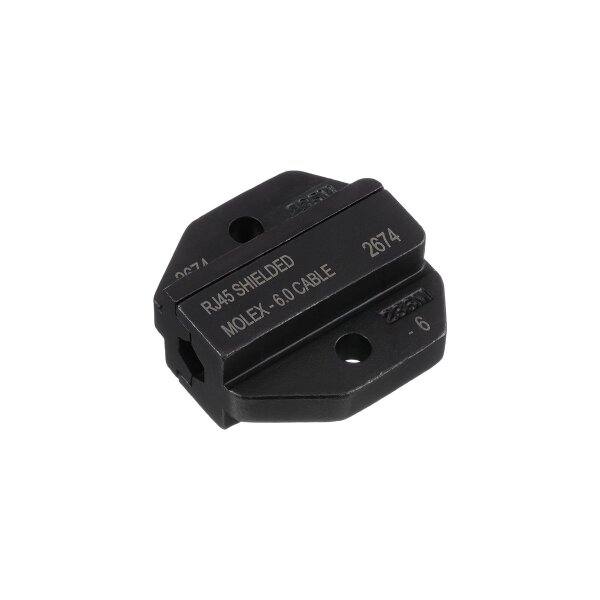 TOOLOVA® Presseinsatz für geschirmte WES8-M6/A (Western)-Stecker Molex