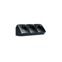 McPower Steckdosenblock "Flair" 3-fach USB-C/A, schwarz