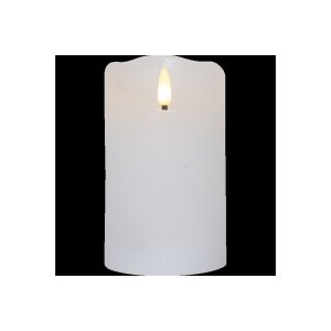 LED-Wachskerze Flamme Serie – Weiß, 12,5 cm,...