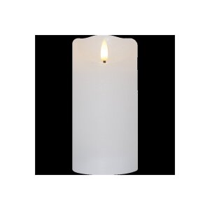 LED-Wachskerze Flamme Serie – 15 cm, Weiß,...