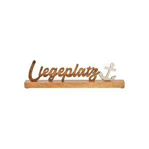Schriftzug „Liegeplatz“ – Maritimes...